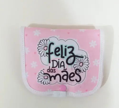Porta Carregador de celular e Fone de Ouvido Dia das Mães