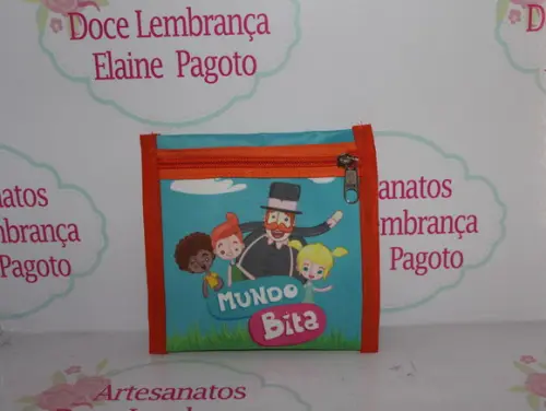Porta Documentos / Mini Necessaire O Mundo do Bita