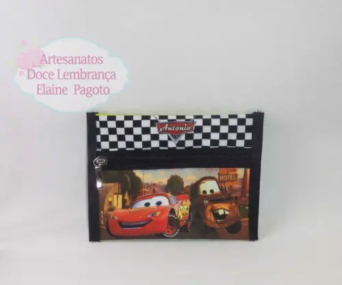 Porta Documentos / Mini Necessaire Mc Queen