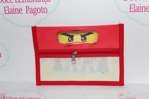 Porta Escova e Creme Dental Lego