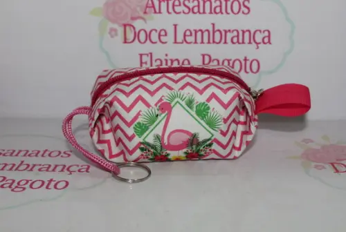 Porta Moedas/Níquel Flamingo