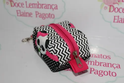 Porta Moedas/Níquel Ursinha Panda