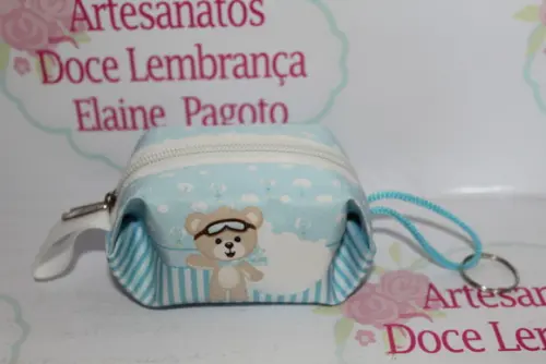 Porta Moedas/Níquel Ursinho Baloeiro