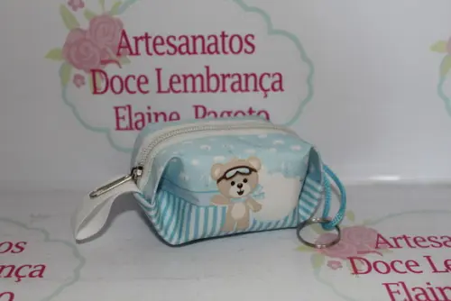 Porta Moedas/Níquel Ursinho Baloeiro