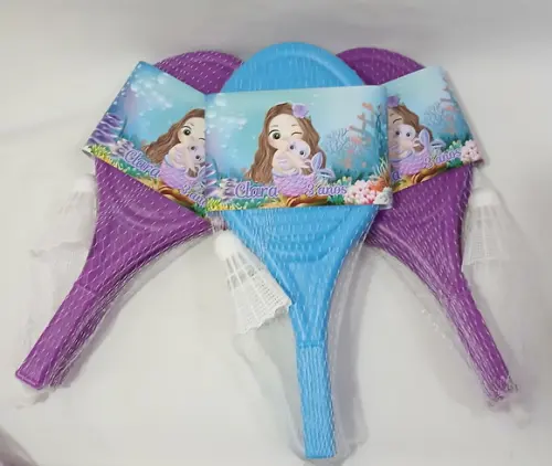 Raquete com Peteca Personalizada 10unidades