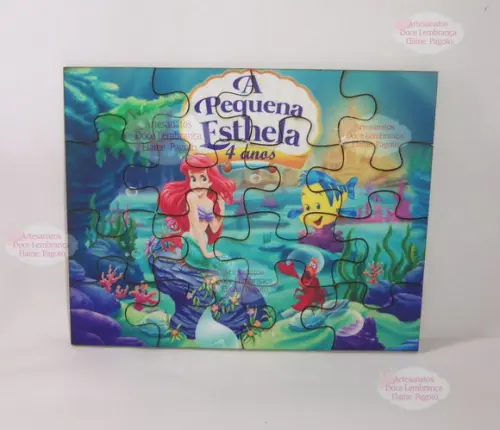 Quebra Cabeças Pequena Sereia