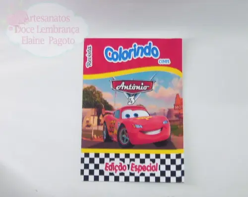 Revistinha Mcqueen Carros