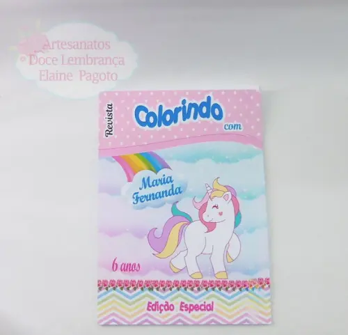 Revistinha Mcqueen Unicórnio