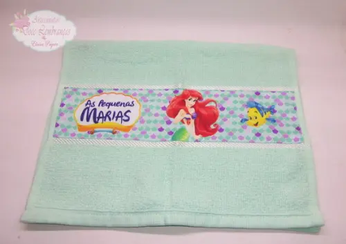Toalha Lavabo a Pequena Sereia
