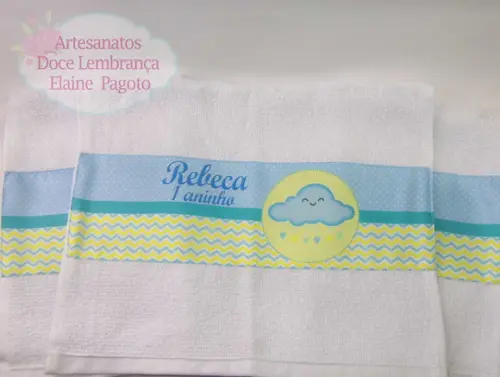 Toalha Lavabo Chuva de Bençãos