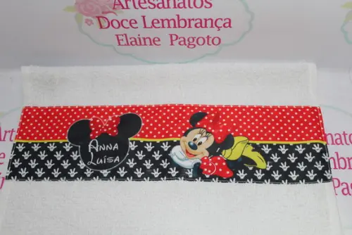 Toalha Lavabo Minnie