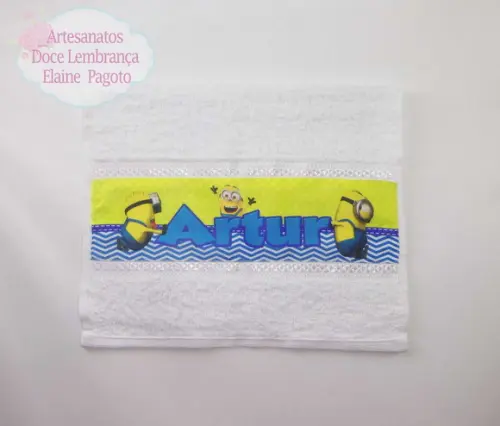 Toalha Lavabo Minions