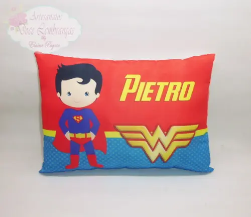 Travesseiro 28X20 Super Homem