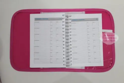 Capa para caderno/agenda Star