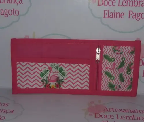 Carteira Flamingo 10 Unidades
