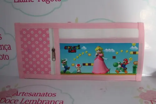 Carteira Infantil Mário 70 Unidades