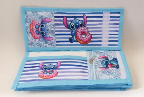 Carteira Infantil Stitch 50 Unidades