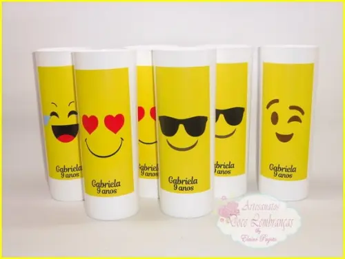 Copo Long Drink Emoji