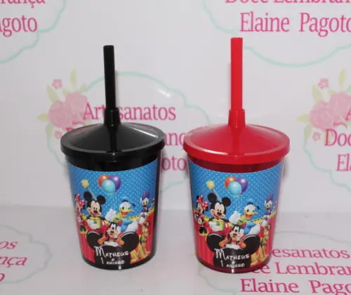 Copo Shake 300ml Mickey e Minnie