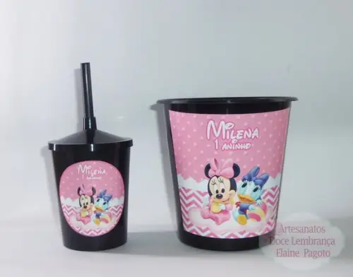 Kit Cineminha Minnie Rosa