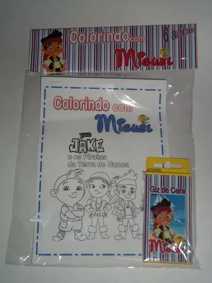 Kit de Colorir Jake e os Piratas!