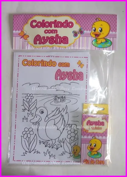 Kit de Colorir do Patinho