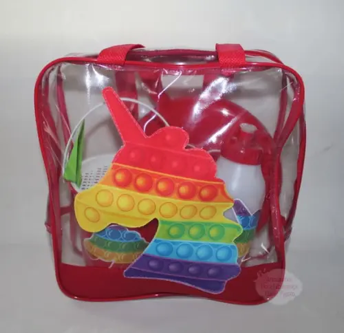 Kit de Praia/Verão + Sacola Galinha Pintadinha
