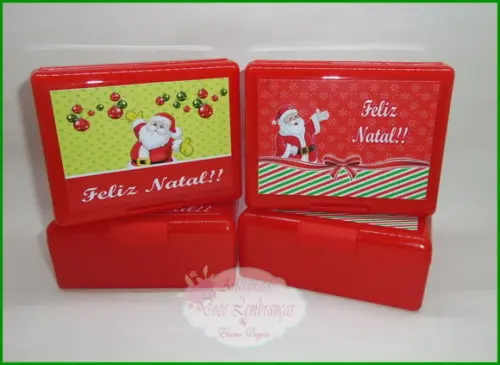Lancheira/Caixa Box Papai Noel