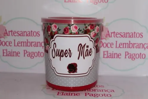 Lata tipo de Leite Dia das Mães