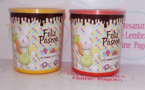Lata tipo de Leite Páscoa