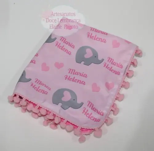 Manta para Bebê Personalizada