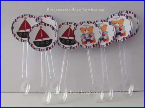 Mini toppers para brigadeiro de colher
