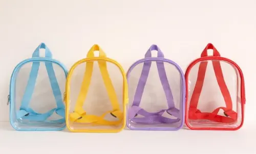 Mochila P Plástico Cristal