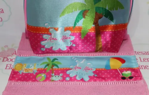 Mochila Simples Pool Party + toalha