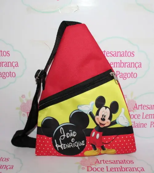 Mochila transversal personalizada Mickey