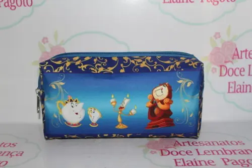 Necessaire / Estojo a Bela e a Fera