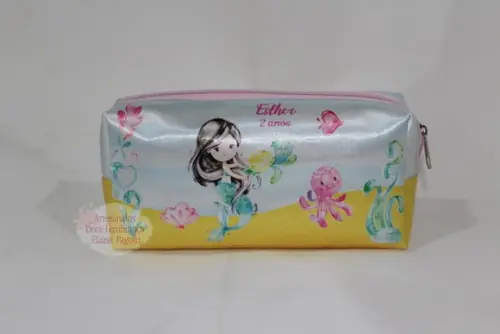 Necessaire / Estojo Sereia Cute