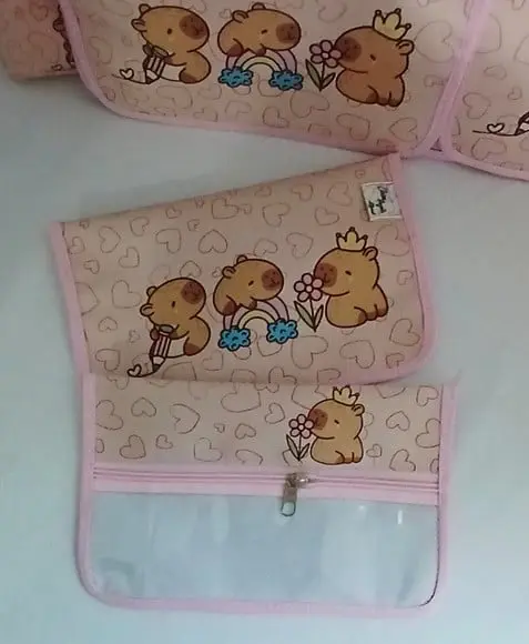 Porta Escova e Creme Dental Capivara