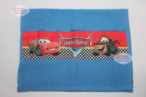 Toalha Lavabo Carros