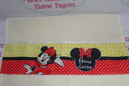 Toalha Lavabo Minnie