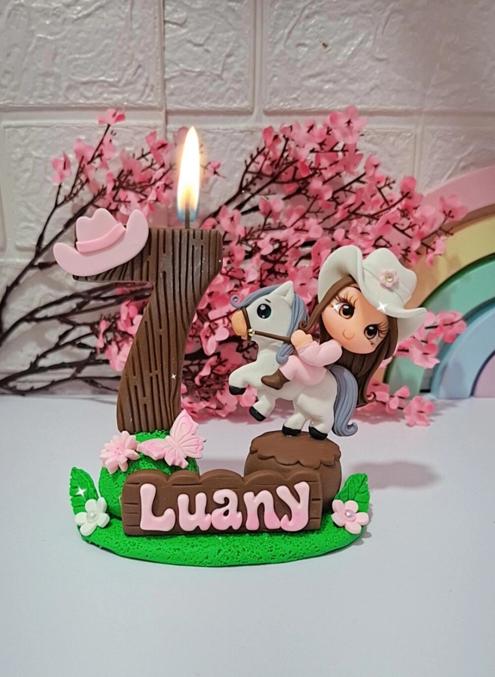 Vela personalizada Boiadeira