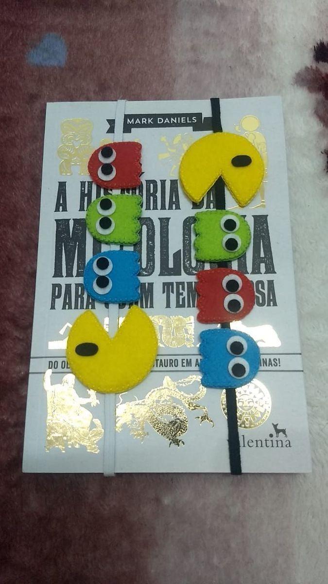 01 Marcador De Páginas Pac Man (come-come) Marcador De Livro