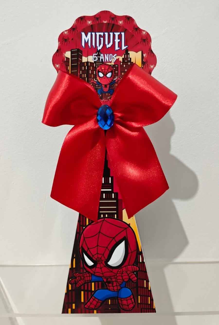 KIT 30 CAIXAS PERSONALIZADAS HOMEM ARANHA