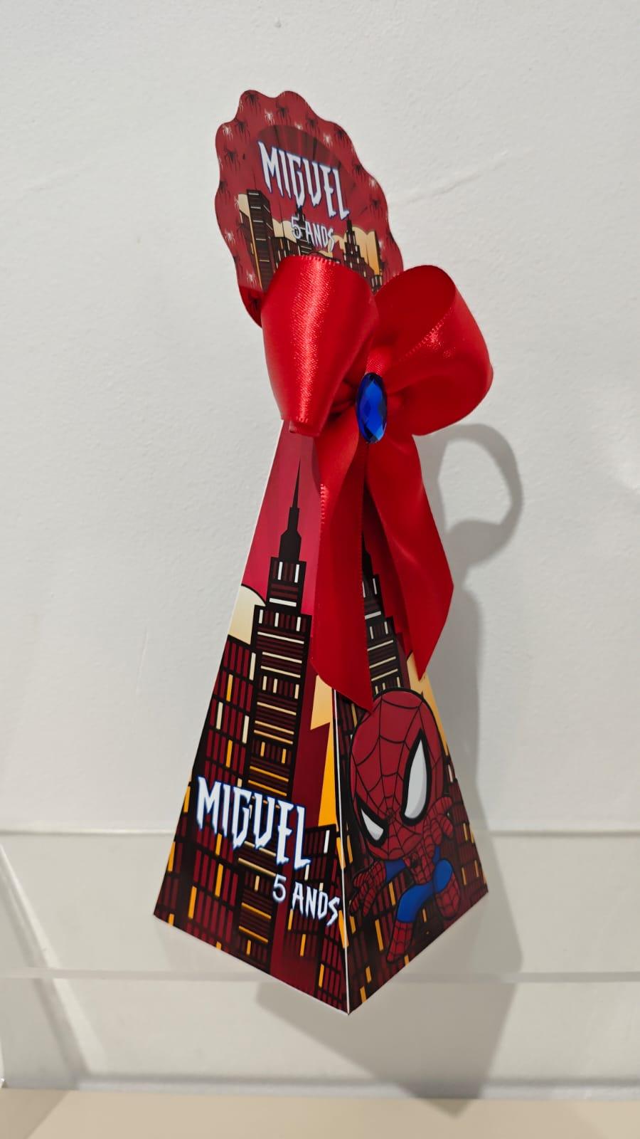 KIT 30 CAIXAS PERSONALIZADAS HOMEM ARANHA
