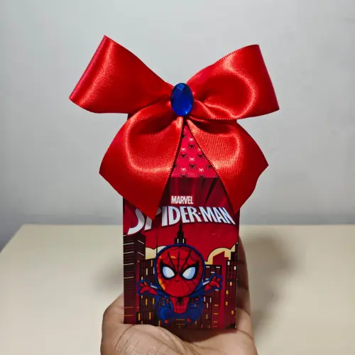 KIT 30 CAIXAS PERSONALIZADAS HOMEM ARANHA