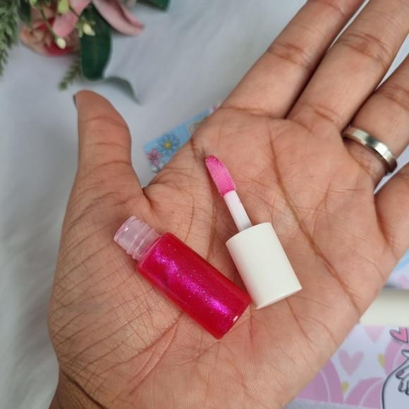 Mini Lip Gloss Labial com Cartão para o Dia da Mulher