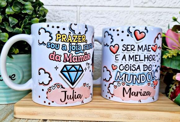 2 Caneca Mãe e Filha