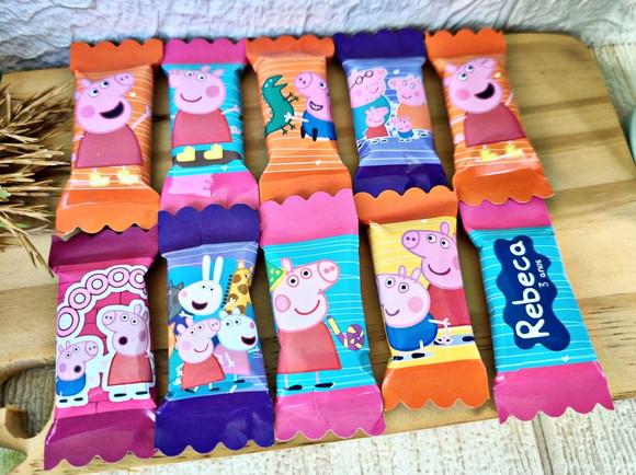 50 Bala Personalizada Mastigável - P . e . P . P. a