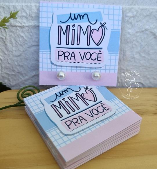 50 Unidades de Tag + Brinco Mimo para Clientes