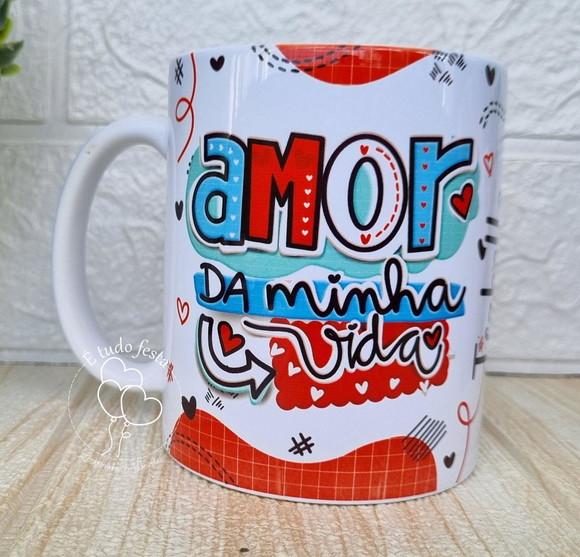 Azulejo + Caneca para Namorados com Foto